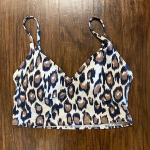 Sea Angel Leopard Bikini Top